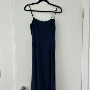 Dark blue camisole Aritzia midi dress